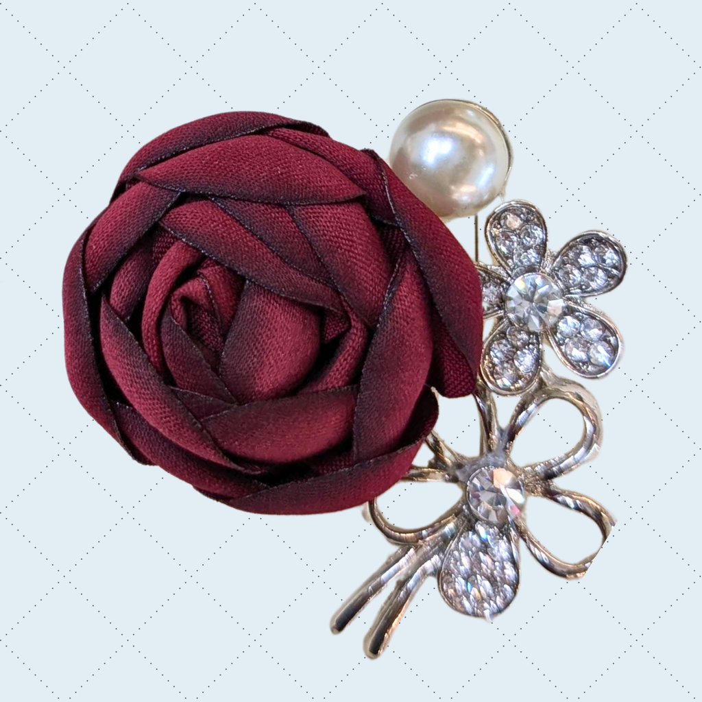 Rose Brooch pin.
