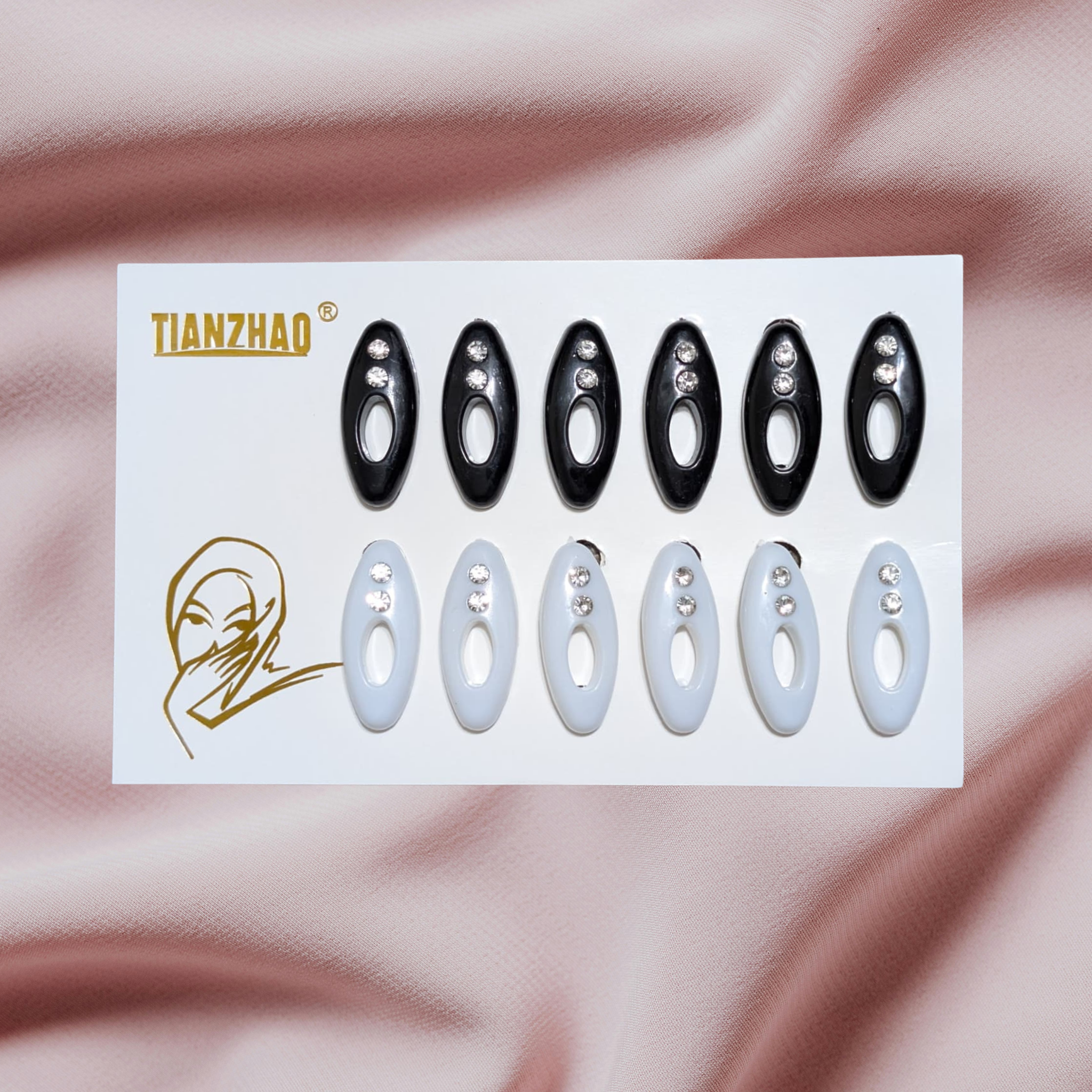 No Snag Hijab Pins (12-Pack)