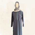 Al Soltan Thobe in light gray