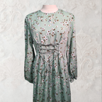 Floral Fancy Abaya in Green