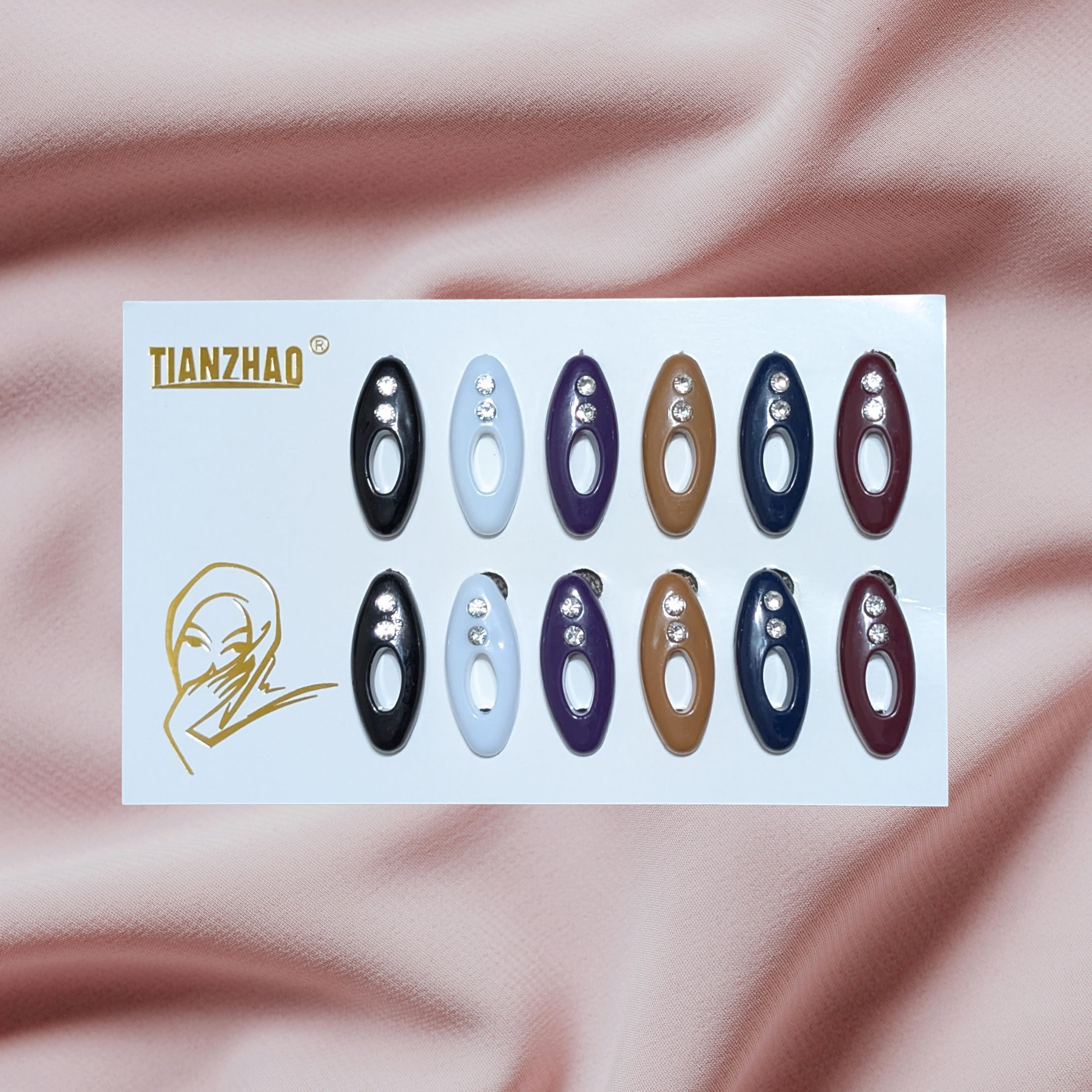 No Snag Hijab Pins (12-Pack)