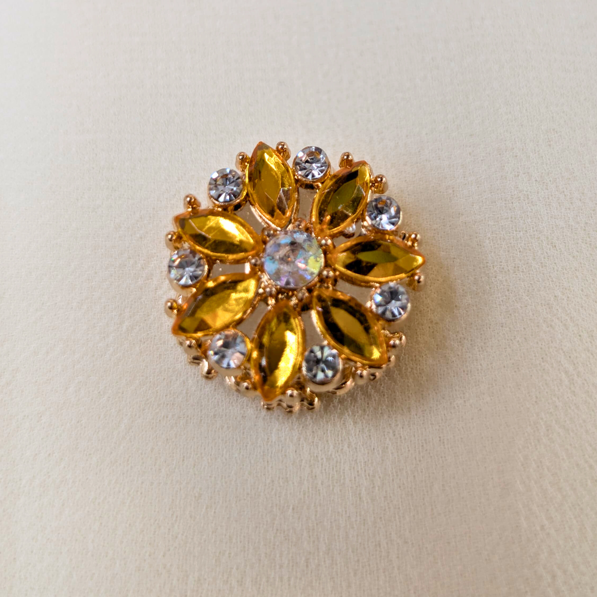 Flower Crystal Hijab Magnet