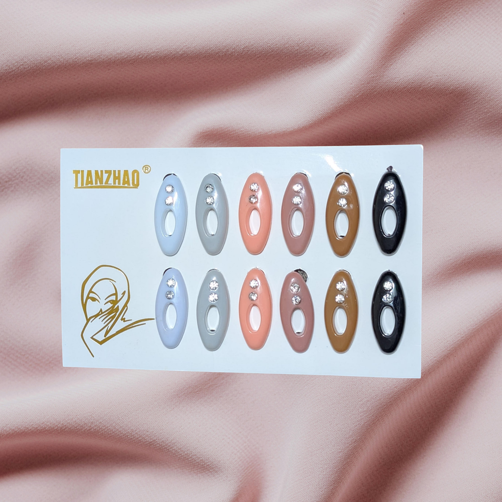 No Snag Hijab Pins (12-Pack)