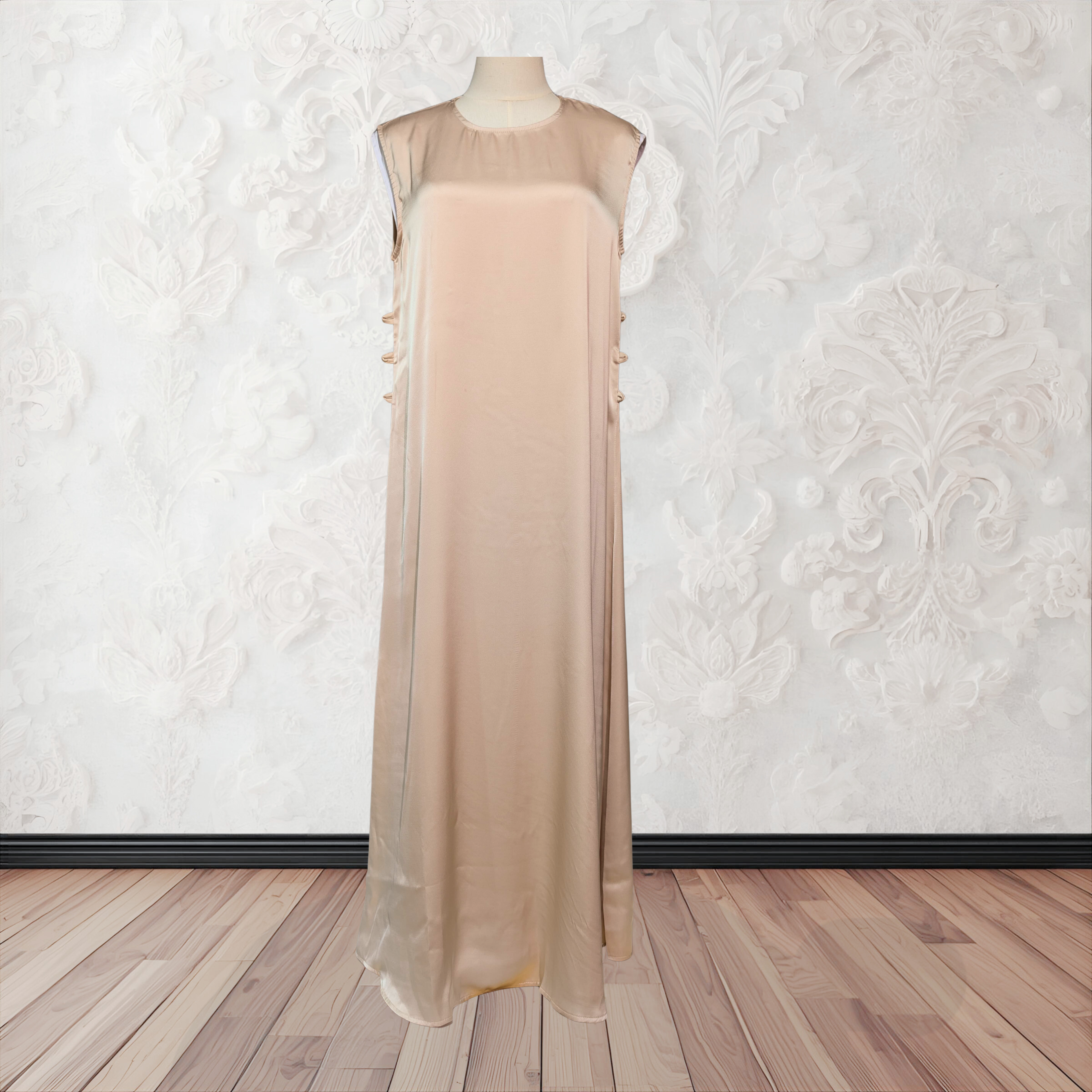 Sleeveless Inner with corset tie