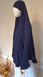 Saafiyah Khimar in Midnight Navy