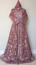 Floral Anarkali dress