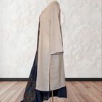 Winter Kurta Set with Embroidered Kashmiri-Style Shawl