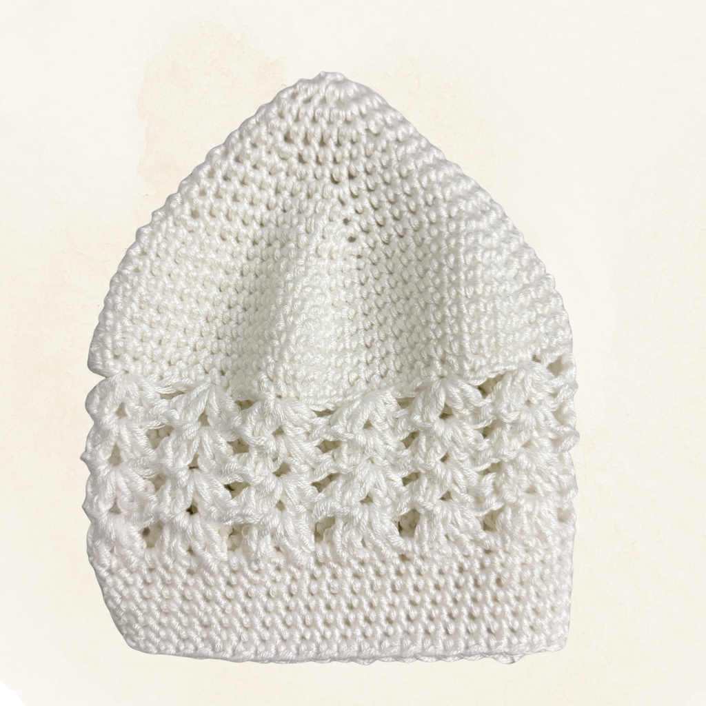 Crochet handmade stretchy kufi/topi (customizable)