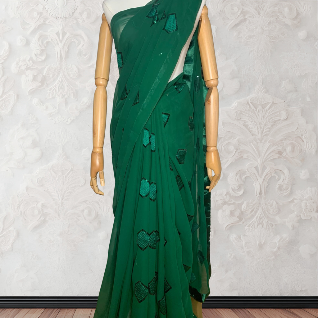 Green Saree