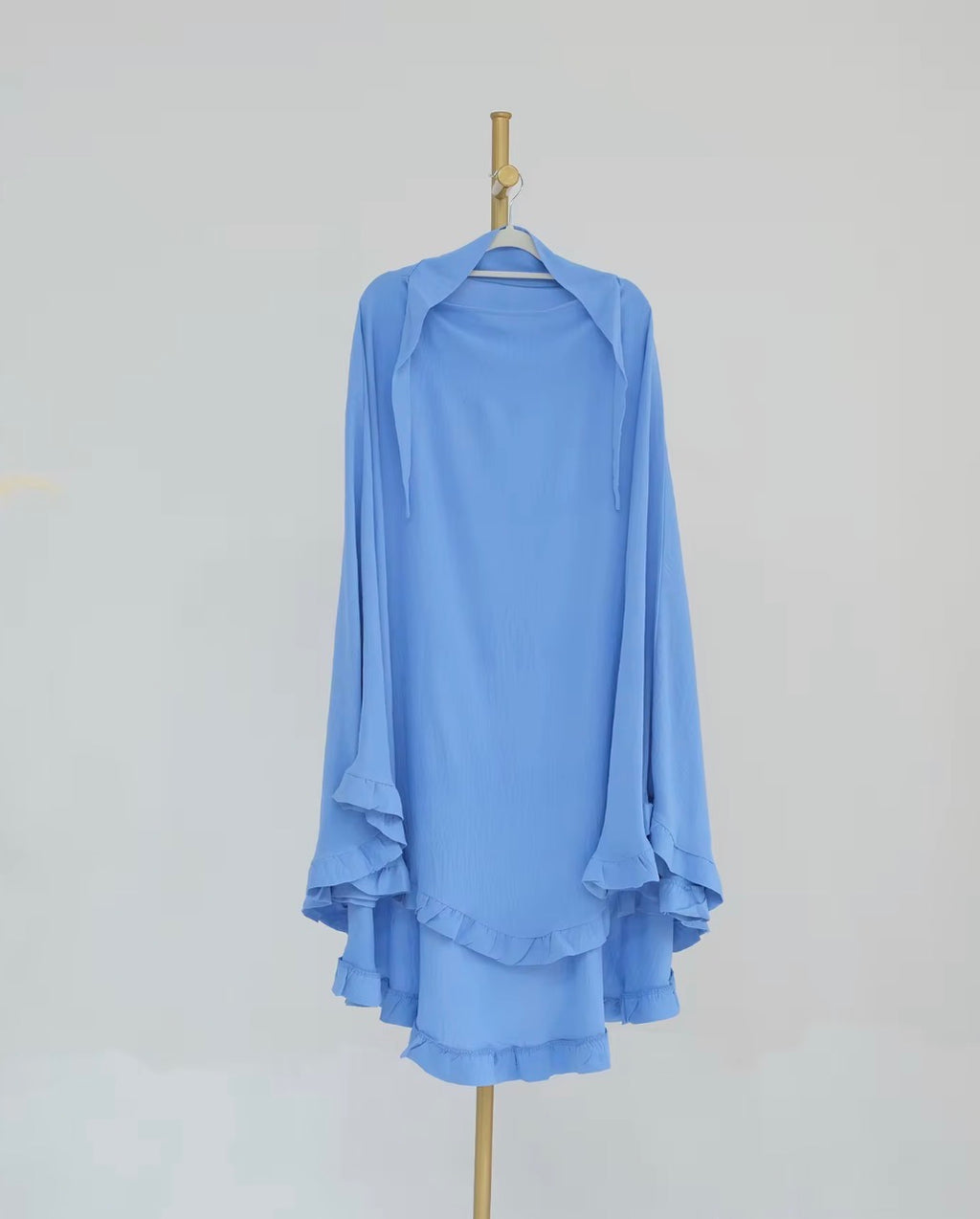 Saafiyah Khimar in Light Blue