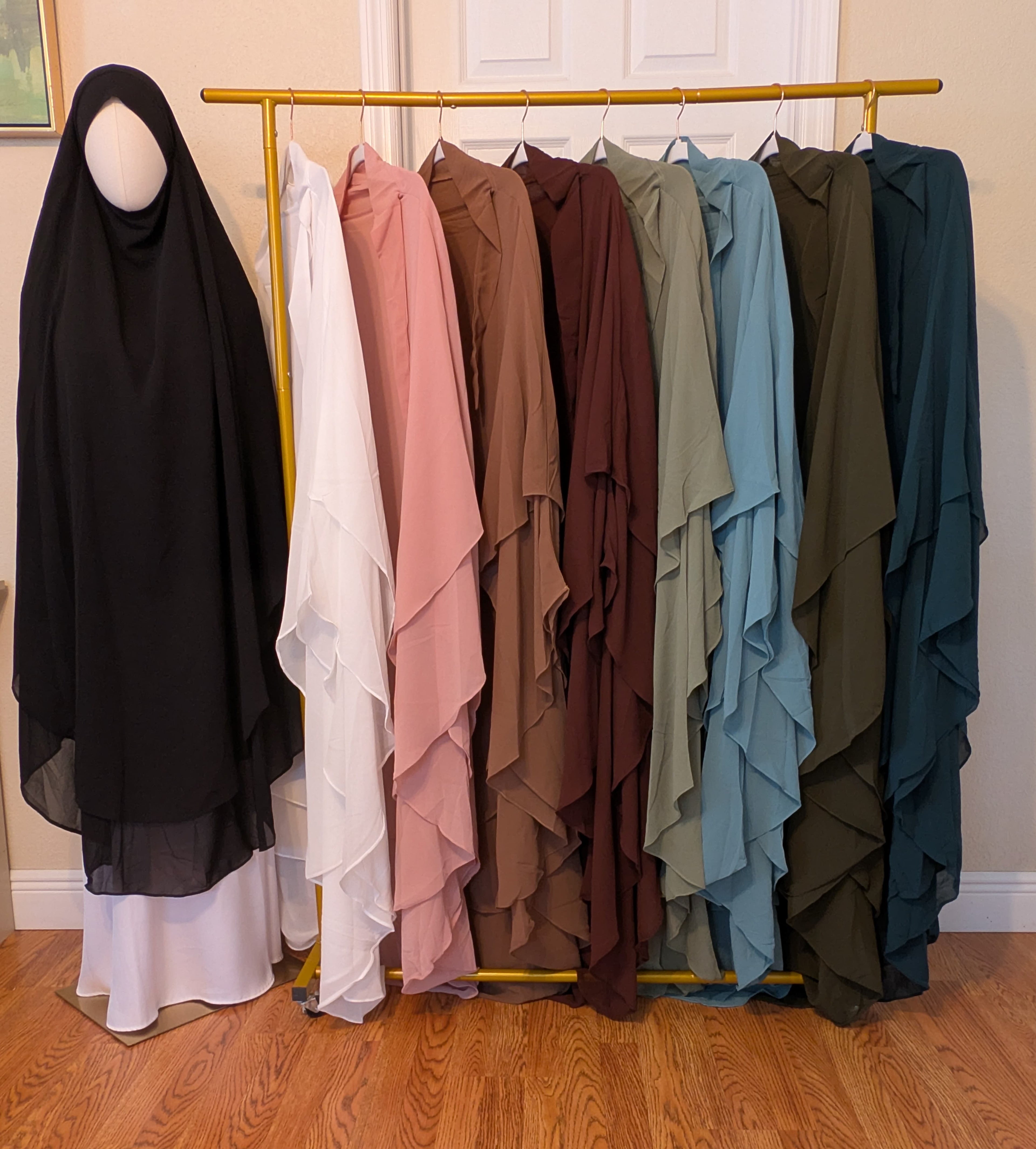 Duaa Khimar (Double layer large Chiffon)