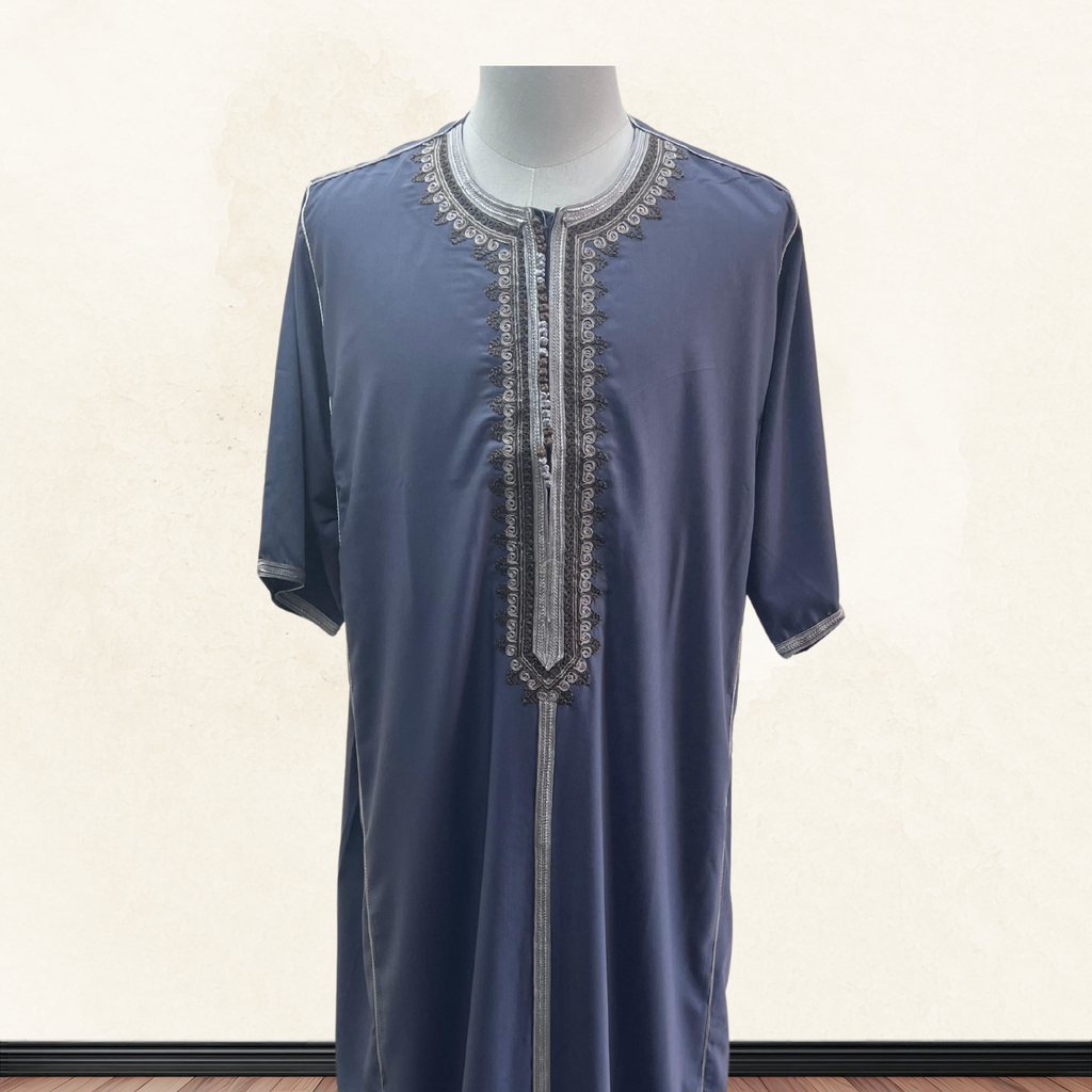 Moroccan Thobe in Gray