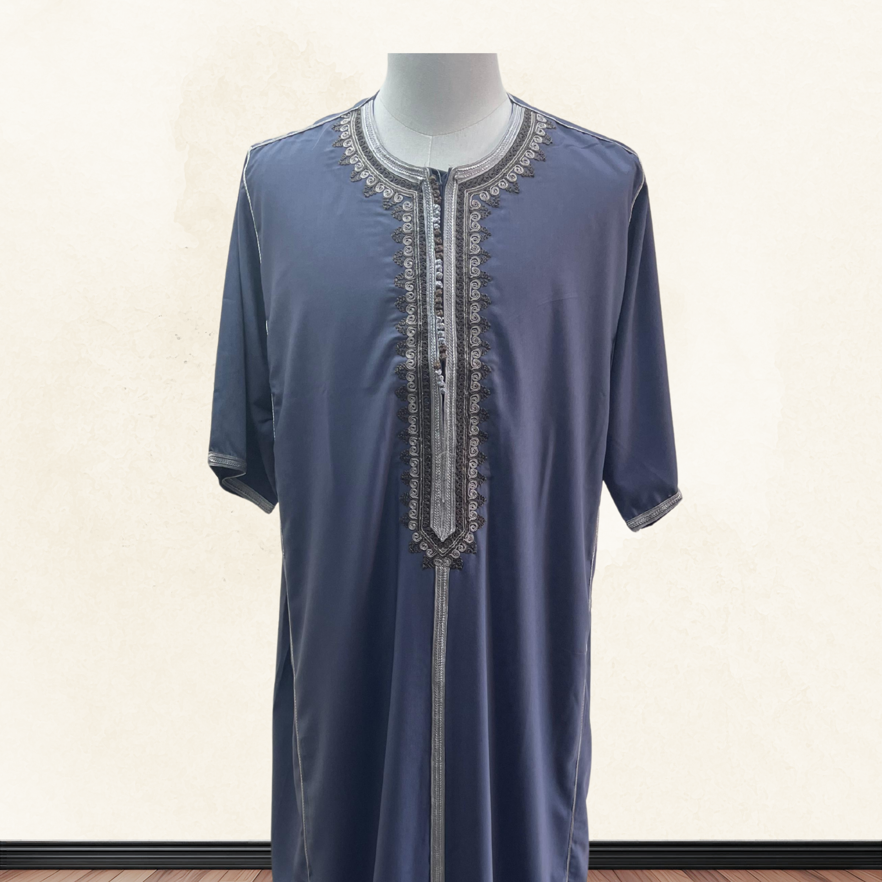 Moroccan Thobe in Gray