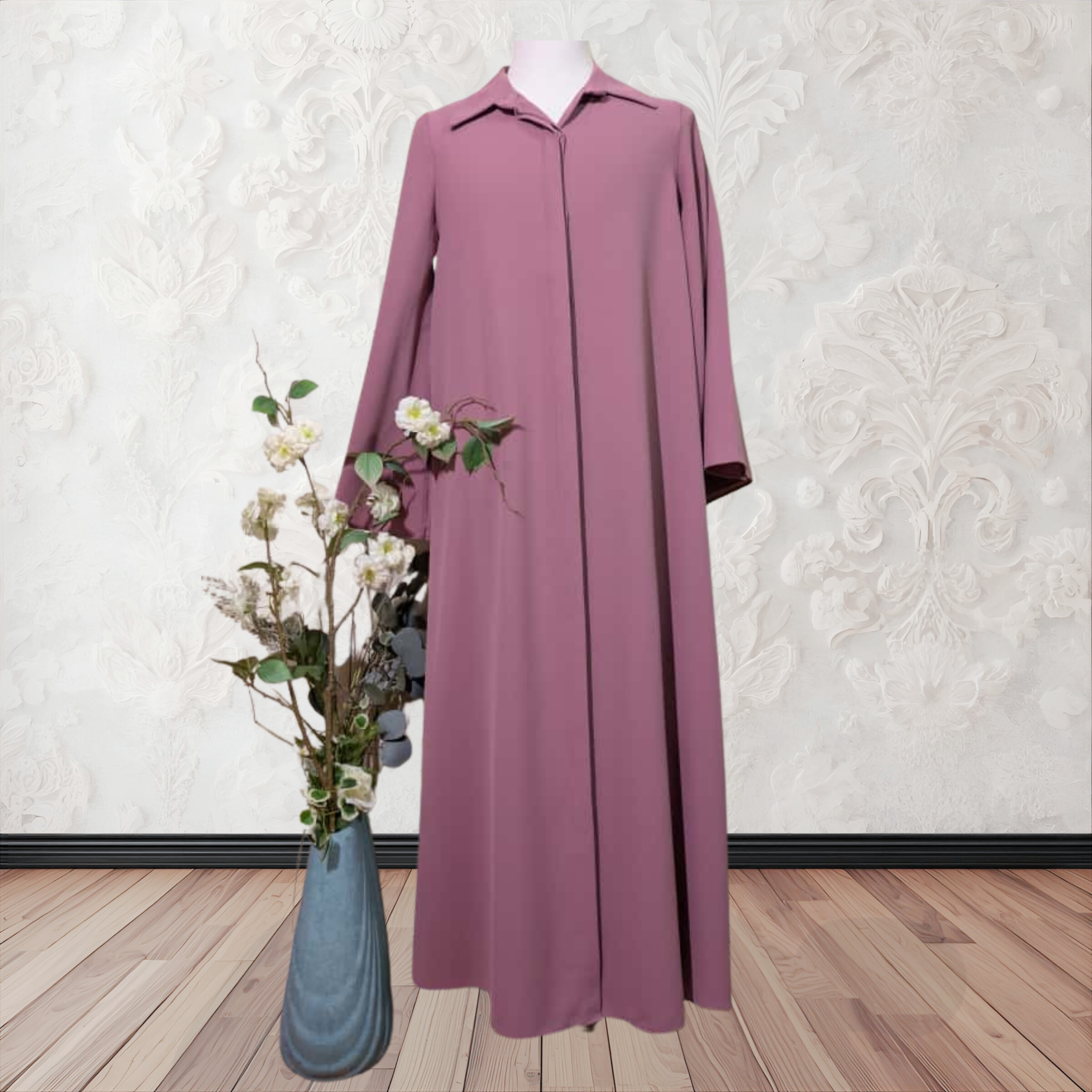 T-Shirt Abaya In Pink