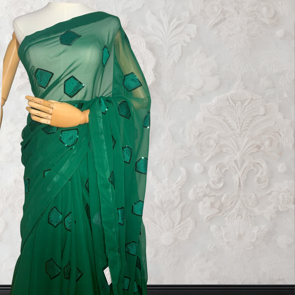 Green Saree
