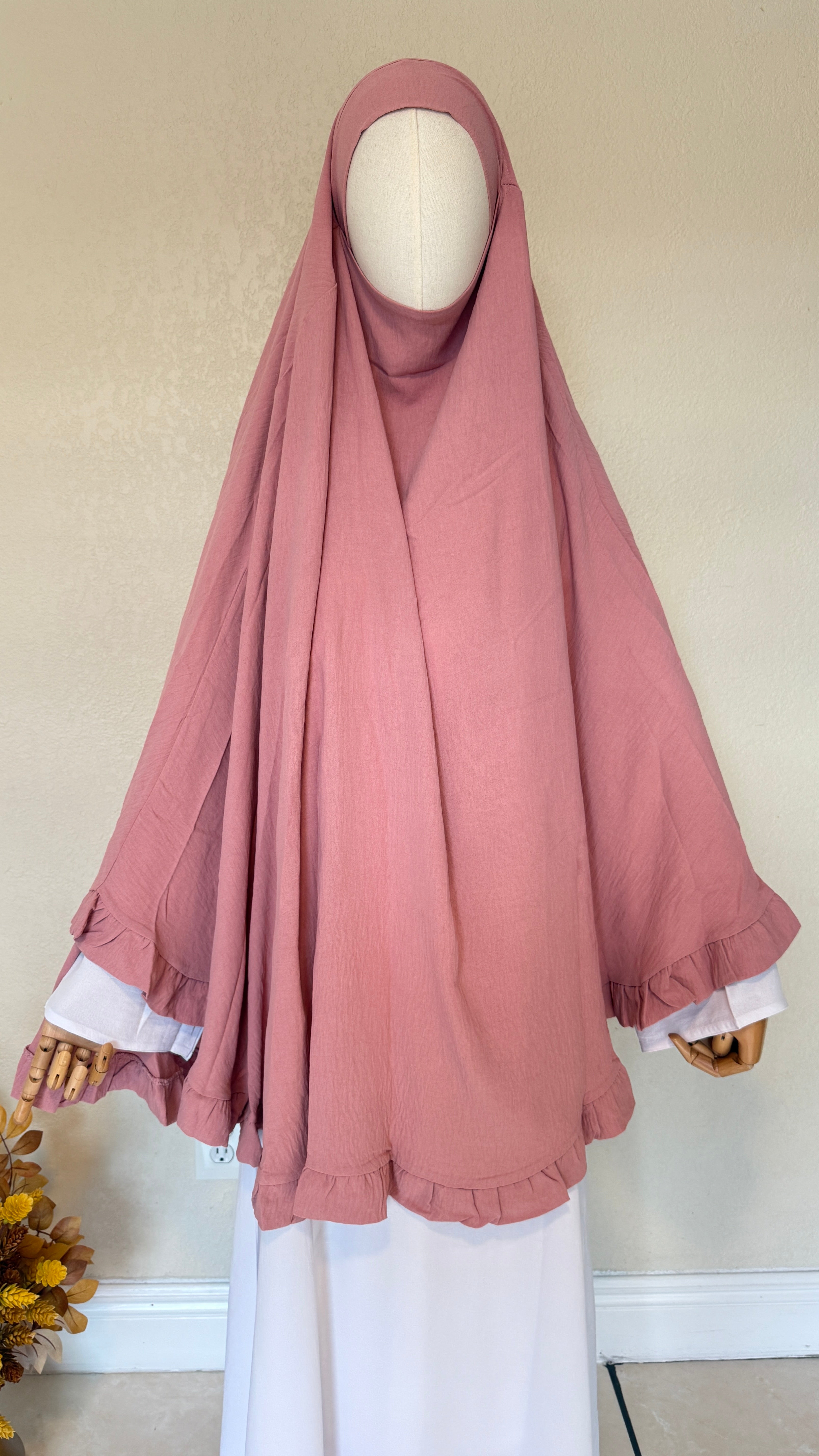 Saafiyah Khimar in Pink