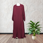 Bella Abaya in Maroon