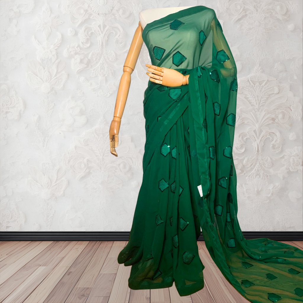 Green Saree