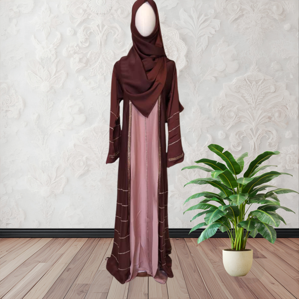 Pink Fusion Abaya