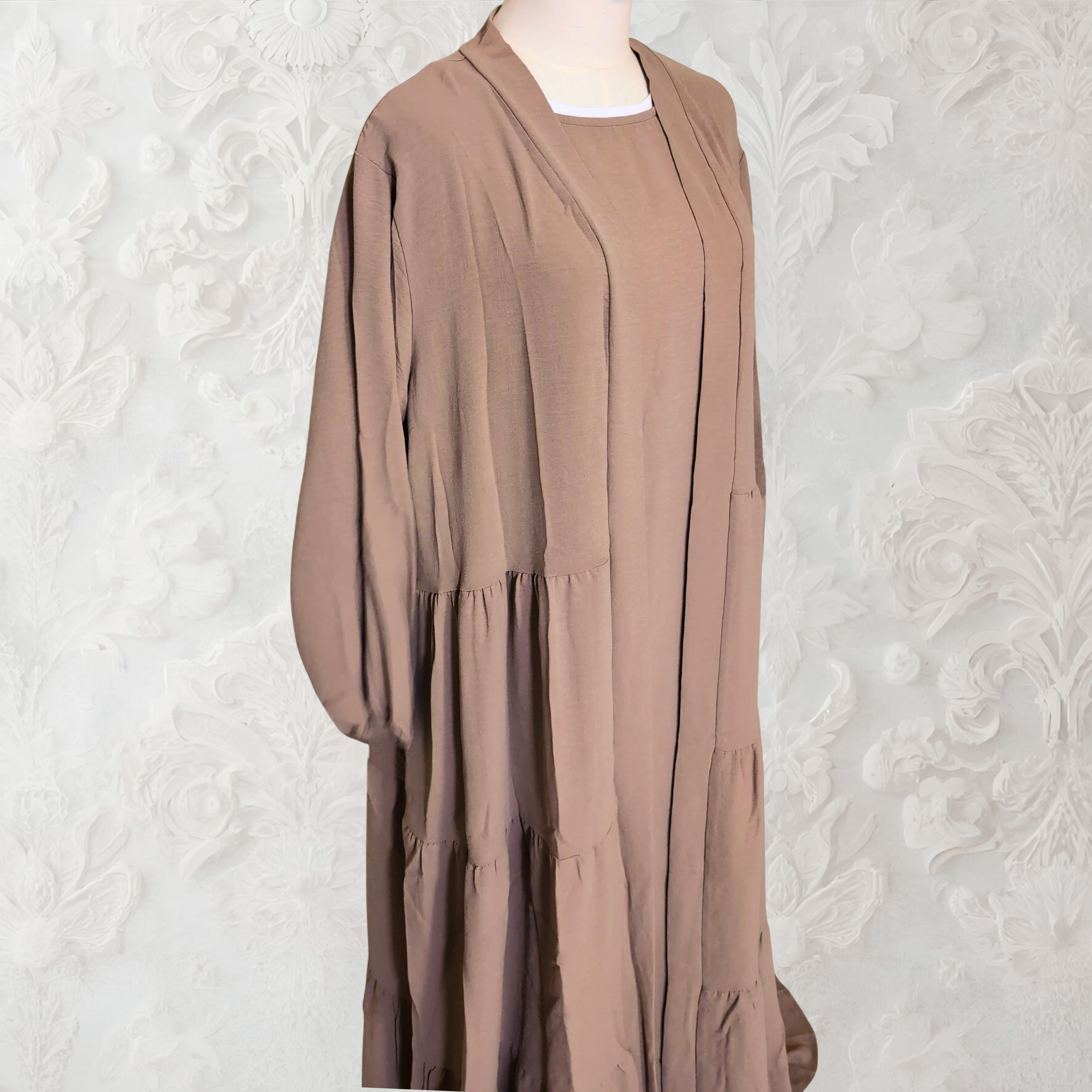 Bella Abaya in Beige
