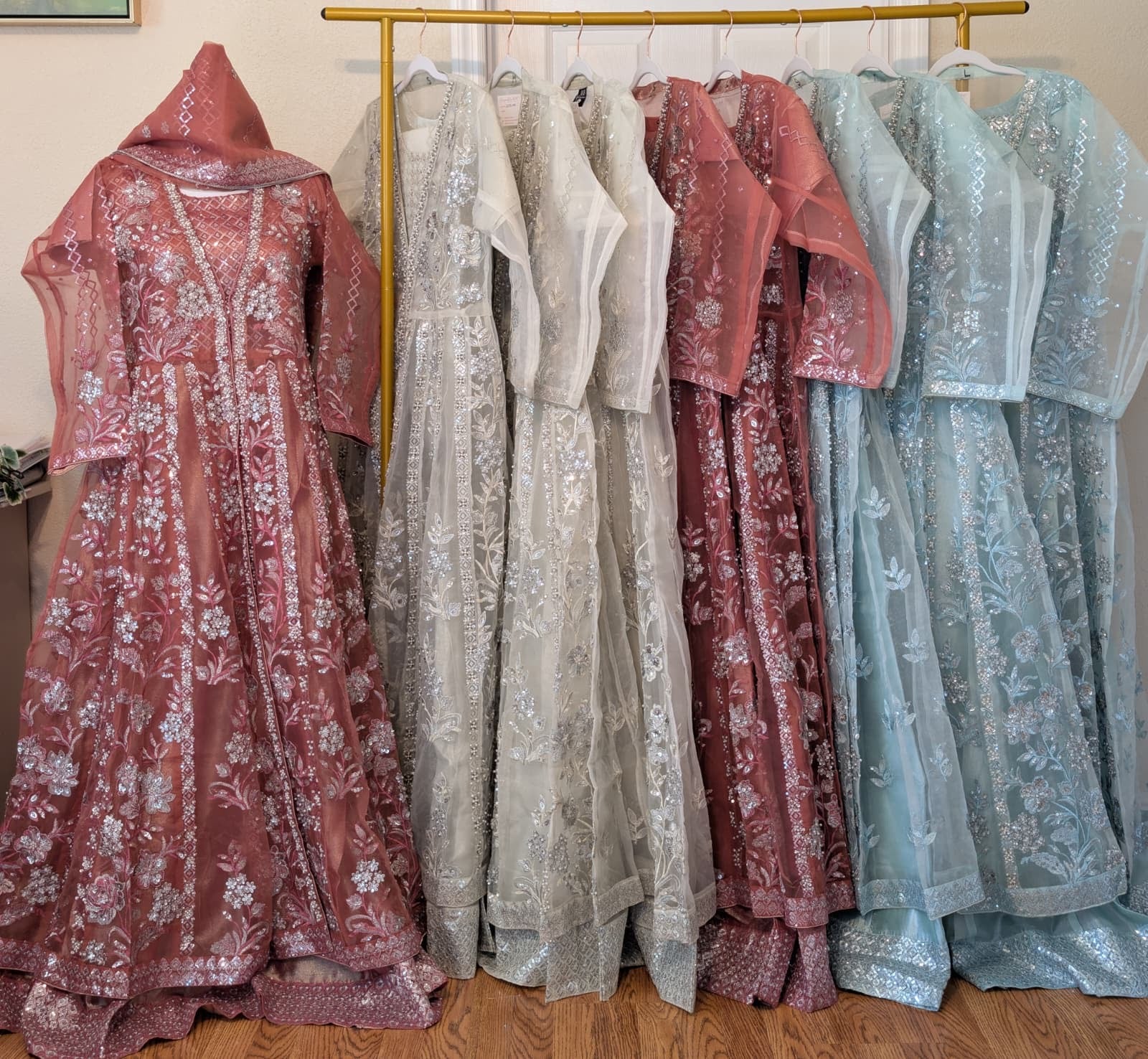 Floral Anarkali dress