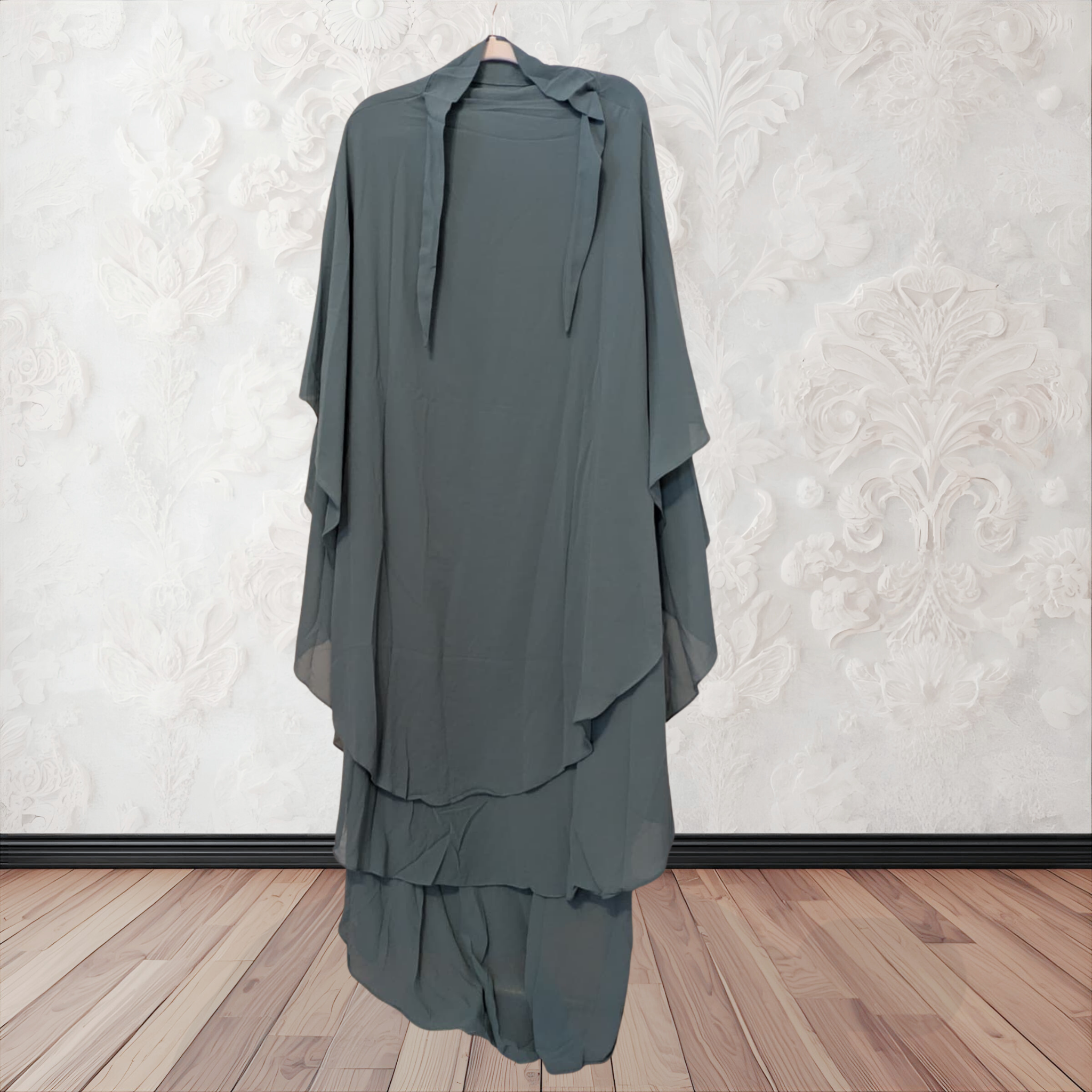 Duaa Khimar (Double layer large Chiffon)