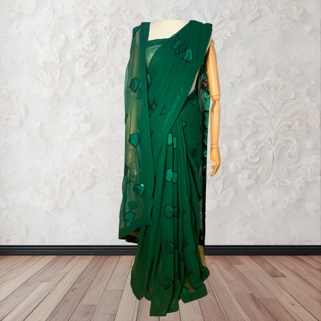 Green Saree