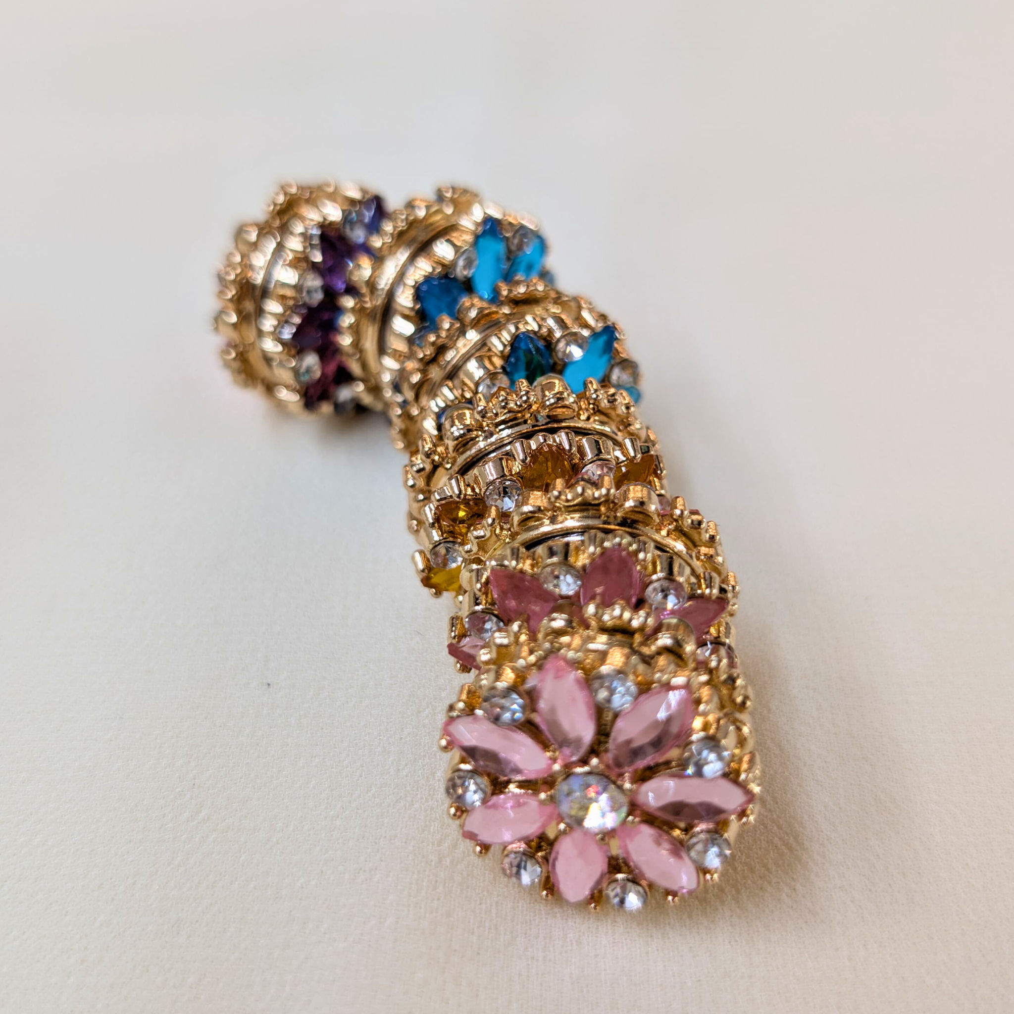 Flower Crystal Hijab Magnet