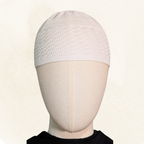 Stretchy Topi Kufi in White
