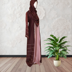 Pink Fusion Abaya