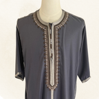 Moroccan Thobe in Gray