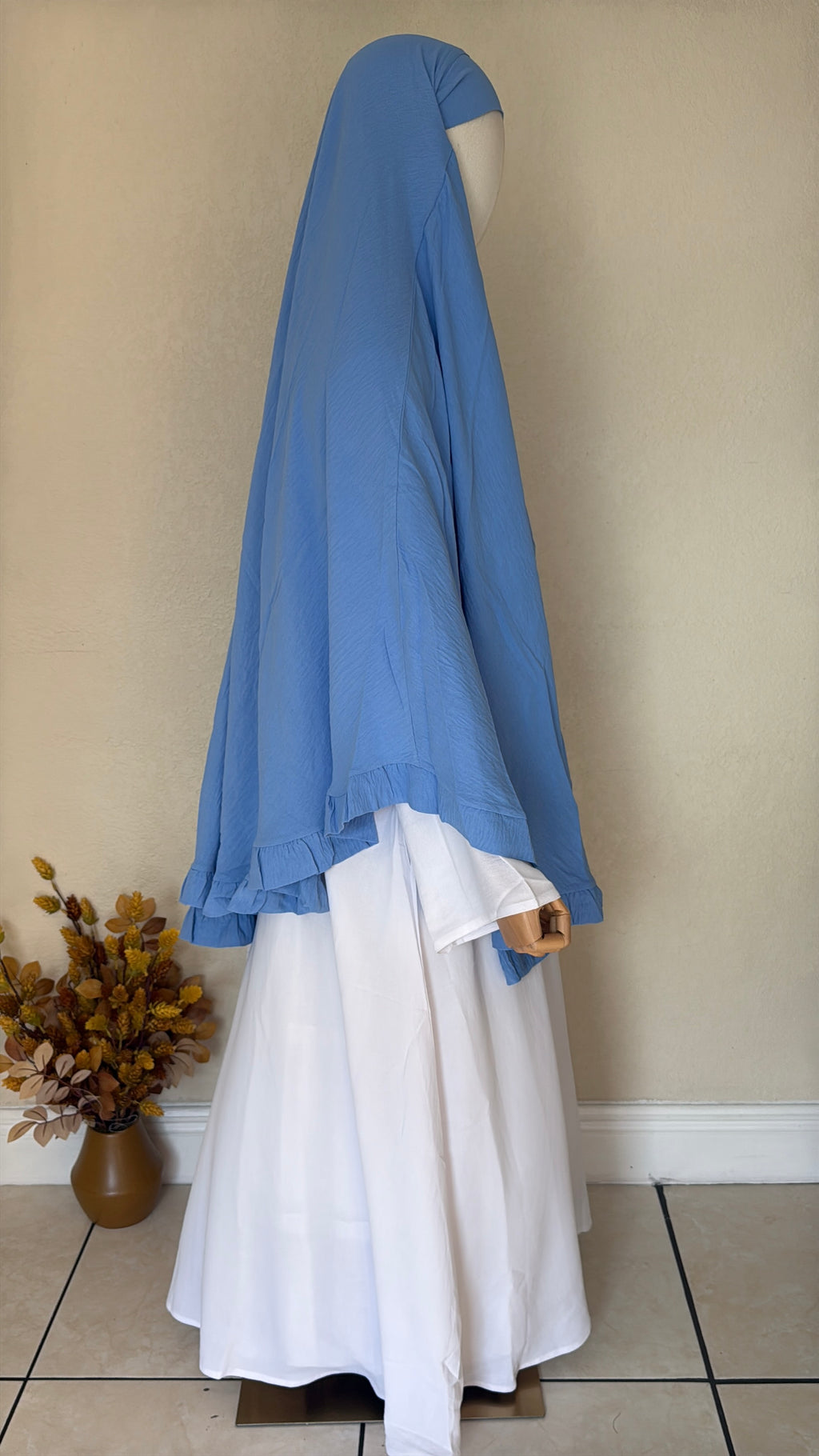 Saafiyah Khimar in Light Blue