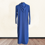 Al Soltan Royal Blue Hooded Thobe