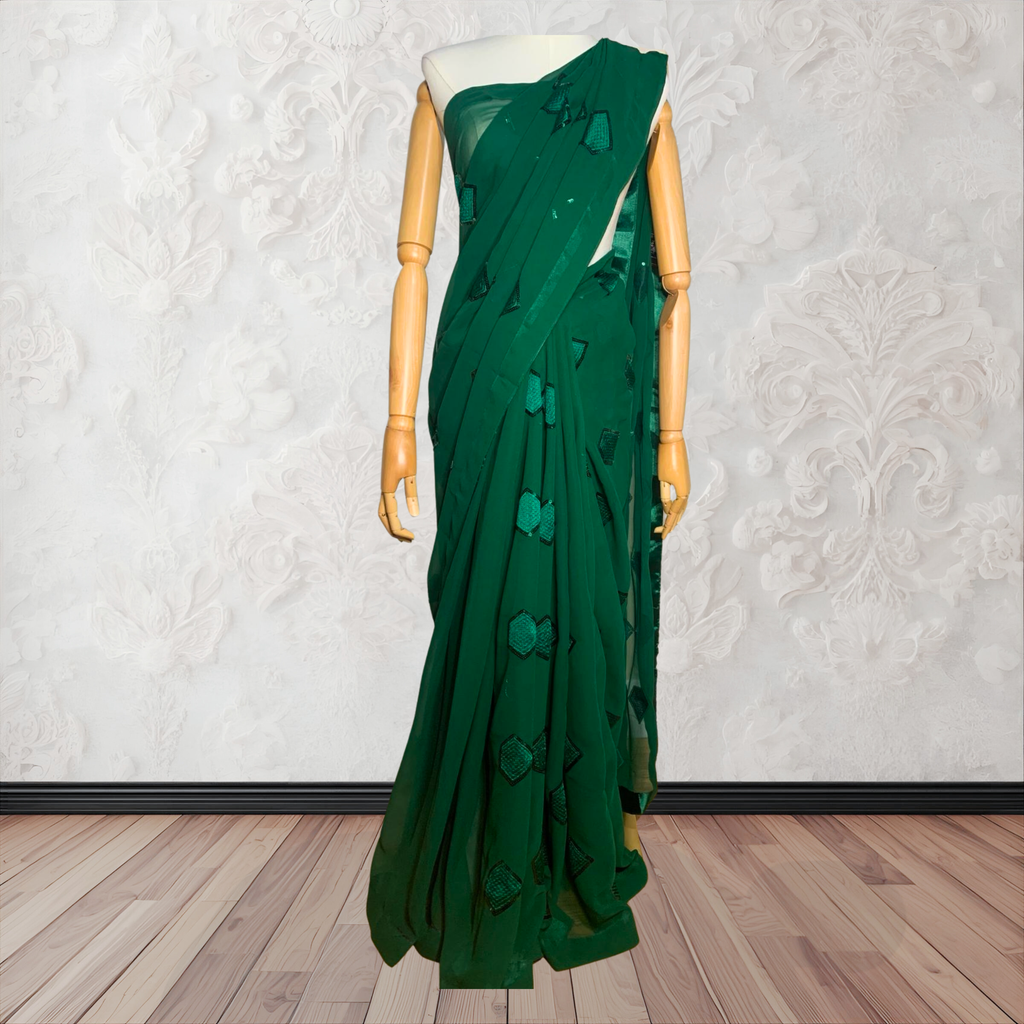 Green Saree