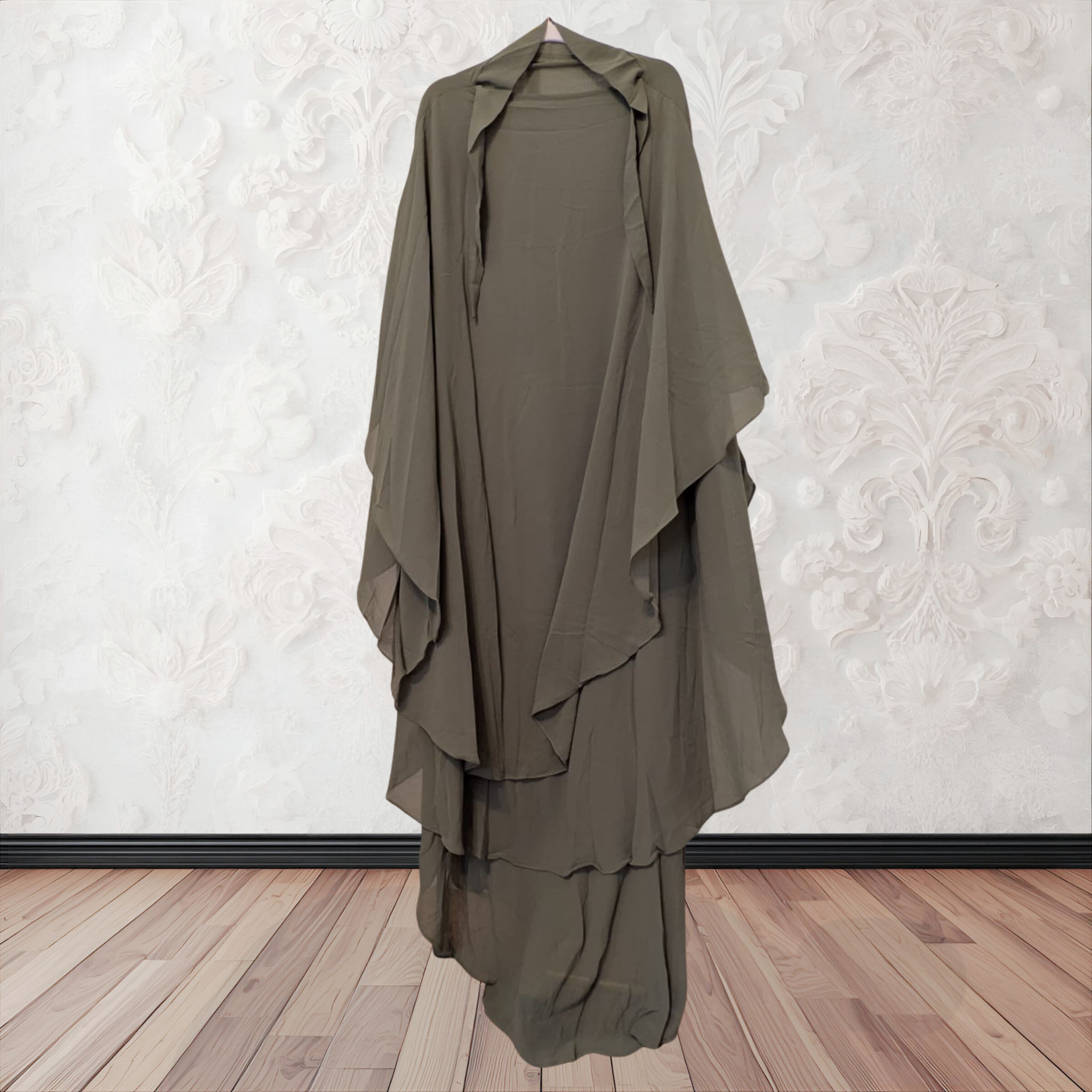 Duaa Khimar (Double layer large Chiffon)