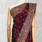 Maroon Banarasi