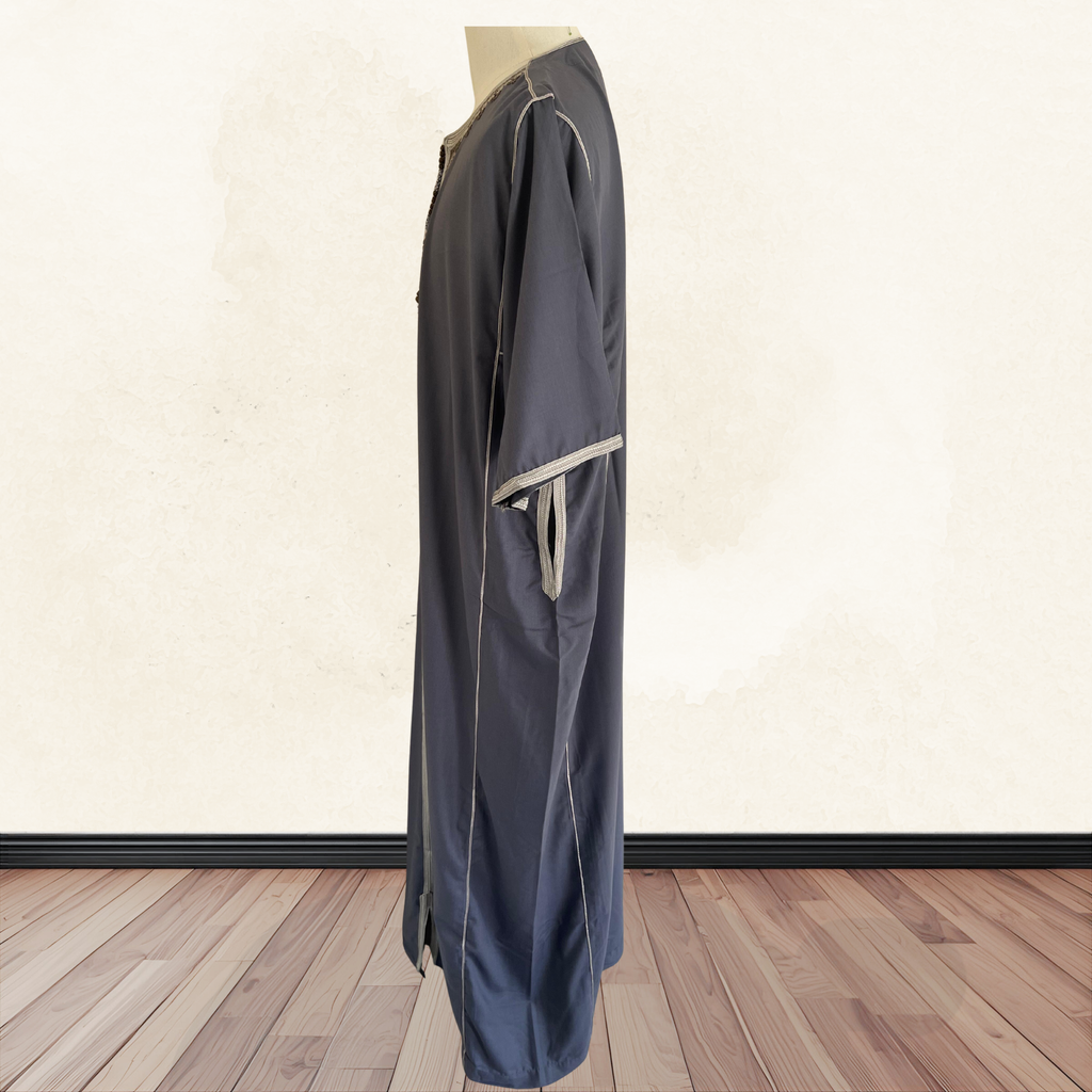 Moroccan Thobe in Gray