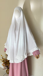 Saafiyah Khimar in White