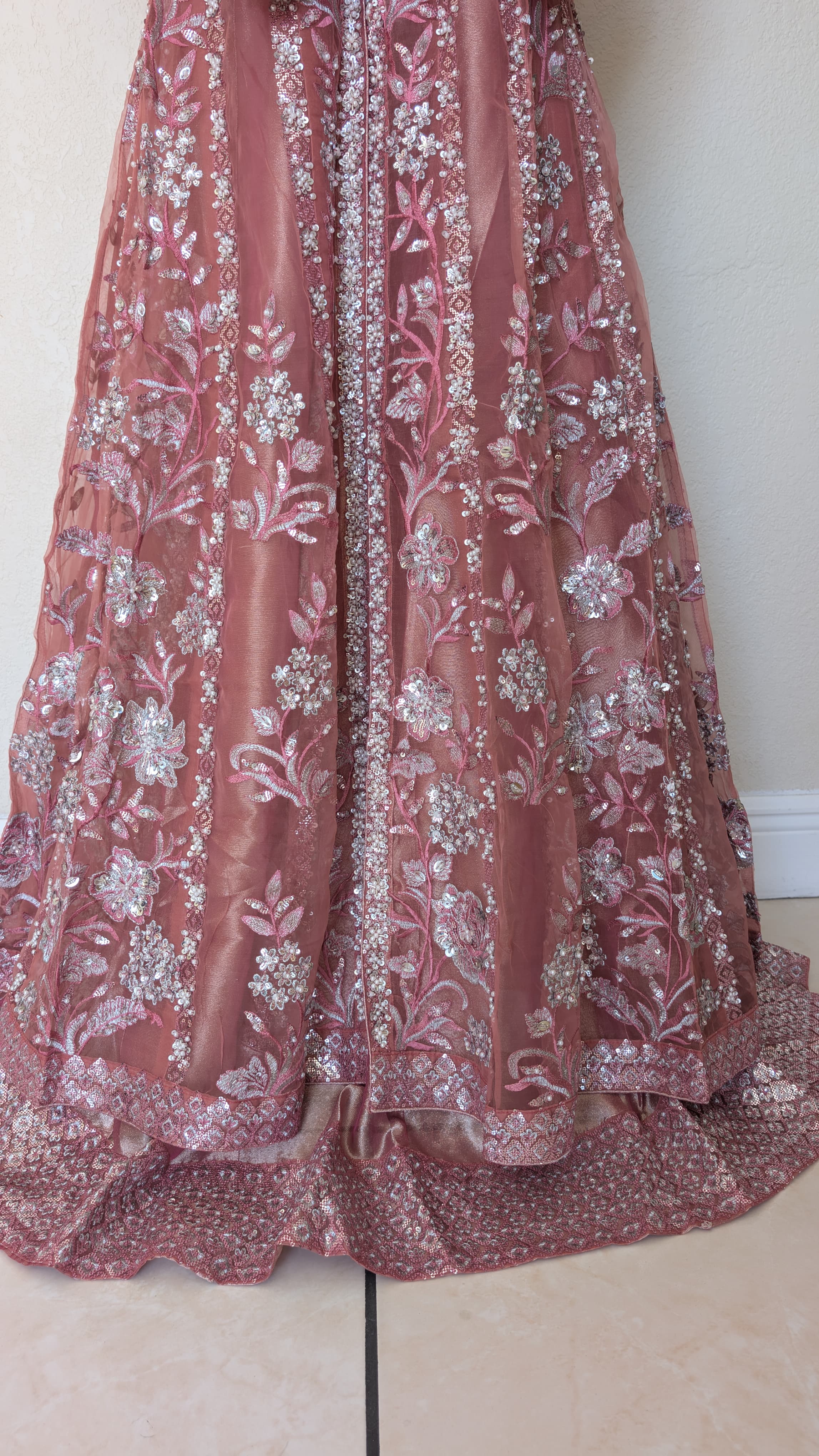 Floral Anarkali dress