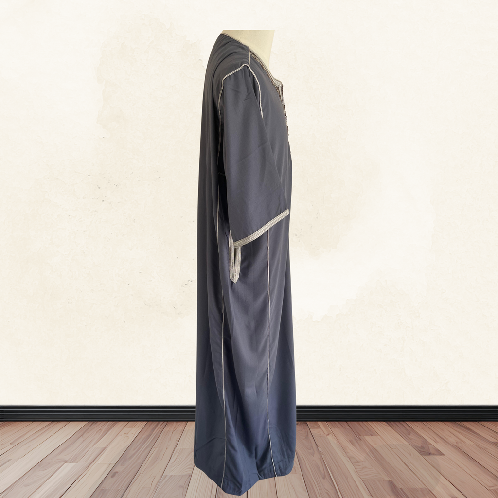 Moroccan Thobe in Gray