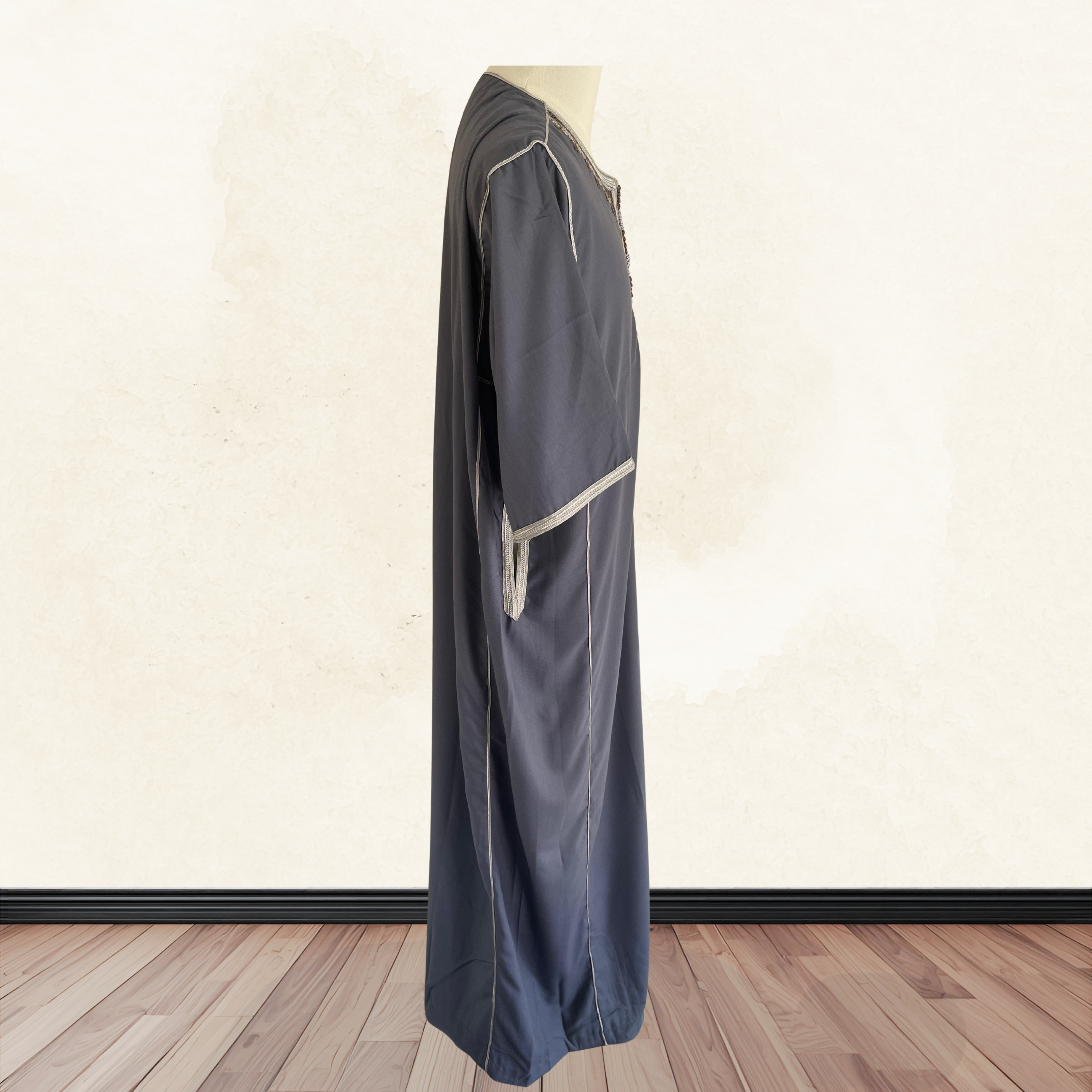 Moroccan Thobe in Gray