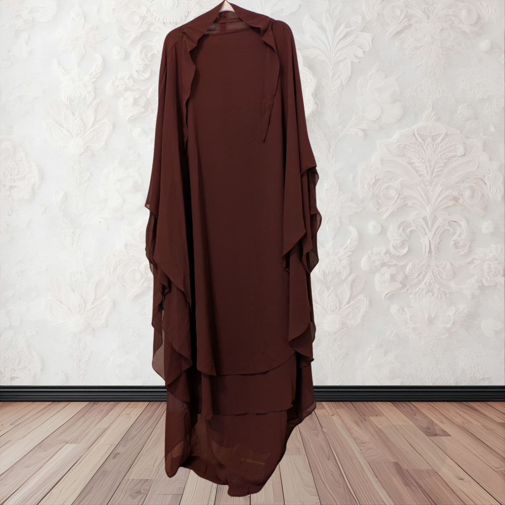 Duaa Khimar (Double layer large Chiffon)