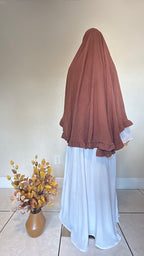 Saafiyah Khimar in Brown