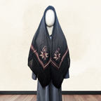 Keffiyeh Scarf with Embroidery