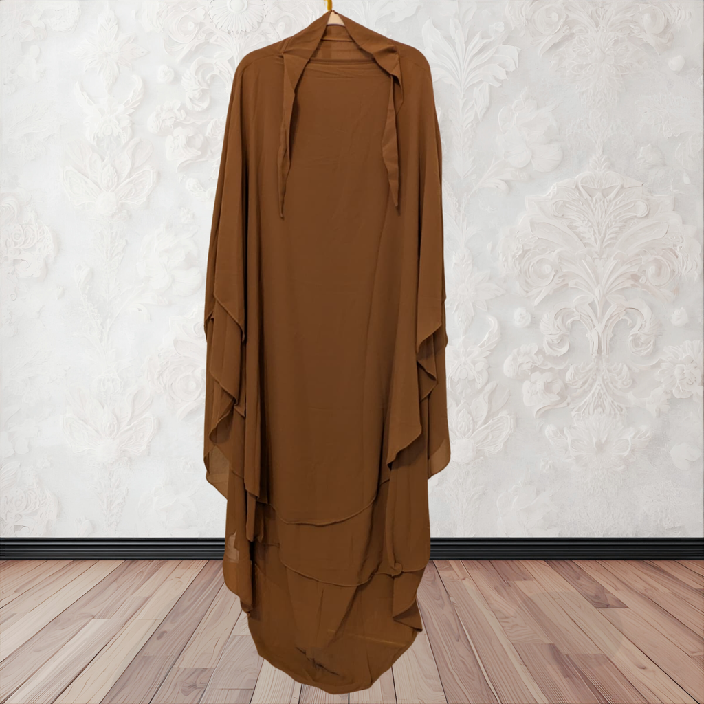 Duaa Khimar (Double layer large Chiffon)