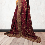 Maroon Banarasi