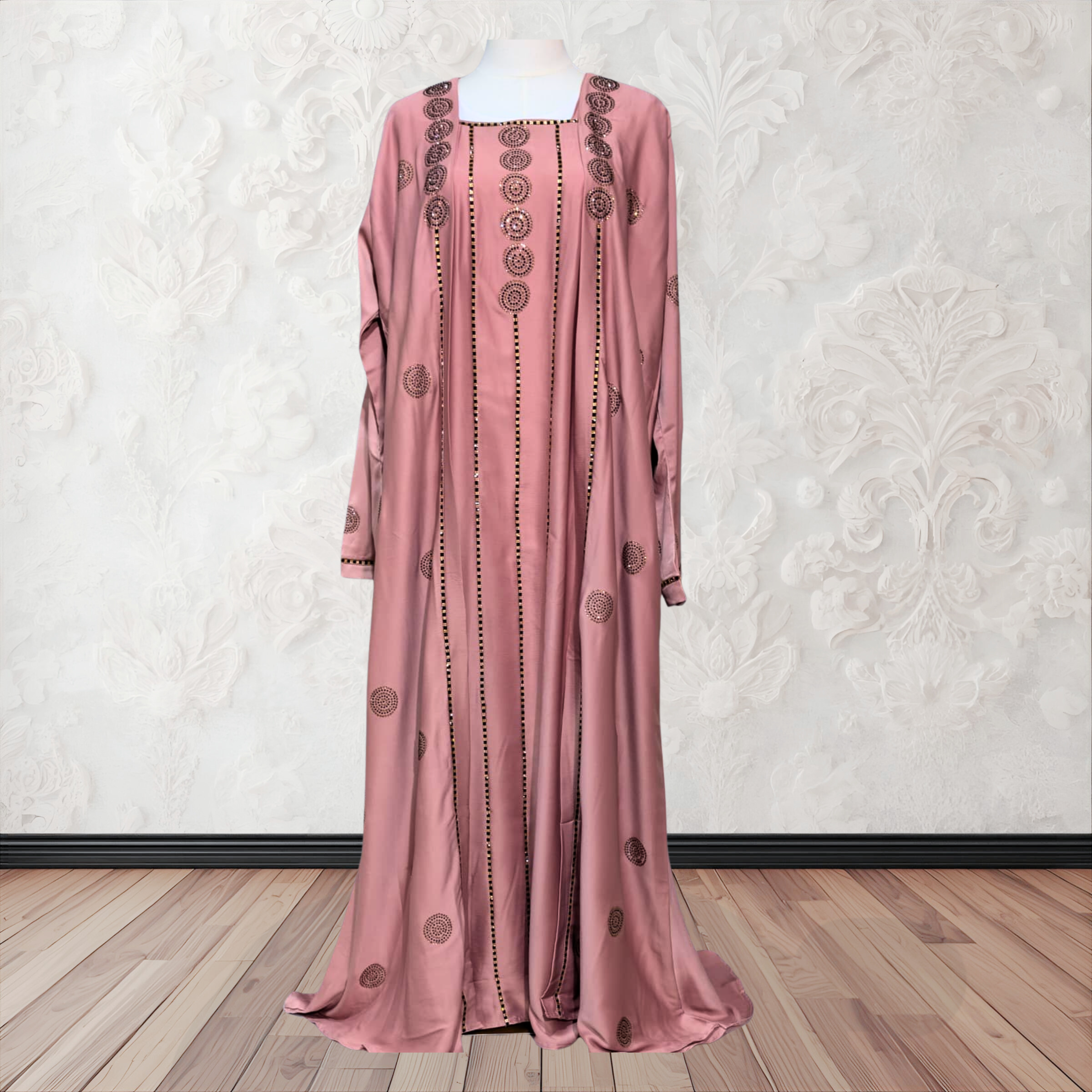 Target Black and Pink Abaya