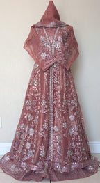 Floral Anarkali dress