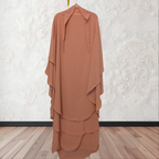 Duaa Khimar (Double layer large Chiffon)