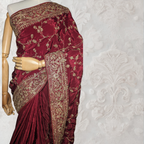 Maroon Banarasi